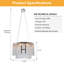Luminaire moderne en cristal pour lustre de salon