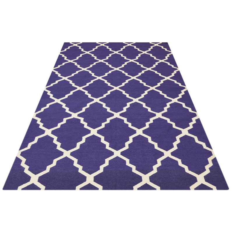 Jasmina Geometric Wool Hand Woven Area Rug, Rectangle 160 x 230cm