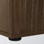 Bureau d'ordinateur moderne à 2 tiroirs au fini brun Alyona, H 29,38 po x l 45,77 po x P 34,08 po