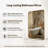 Modern Rounded Rectangular Bathroom Vanity Mirror | Stainless Steel U-Tube Frame-1553088075-1576805462