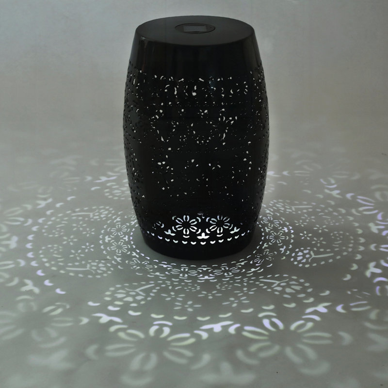Outdoor Side Table, Black
