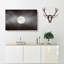Full Moon At Dusk - Wrapped Canvas-55363906