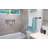 Frison 32.6'' Metal Wall Mounted Clothes Rack