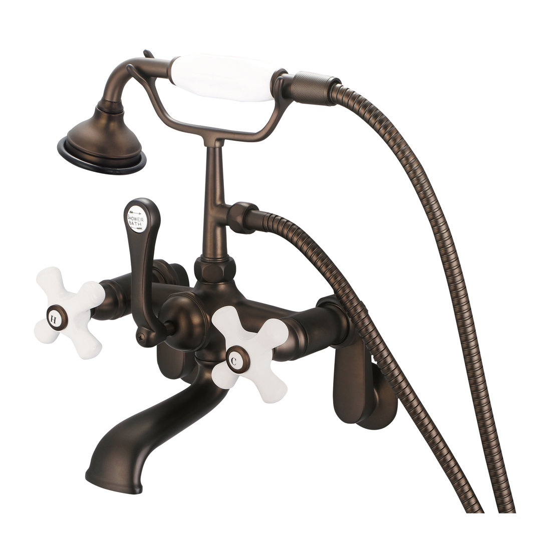 Stonington 3 Handle Clawfoot Tub Faucet dCOR design Handle 