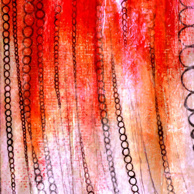 «Frosten Sophia Buddenhagen Red Stain» par Sophia Buddenhagen - reproduction imprimée