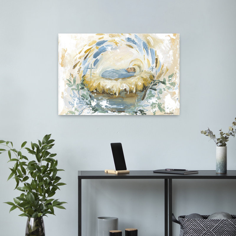 «Louange lui», art contemporain abstrait, H 16 po x l 24 po
