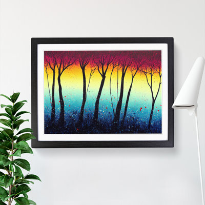 XH1022-6695X Painted Spring Forest Art 1 Piece Single Picture Frame Painting