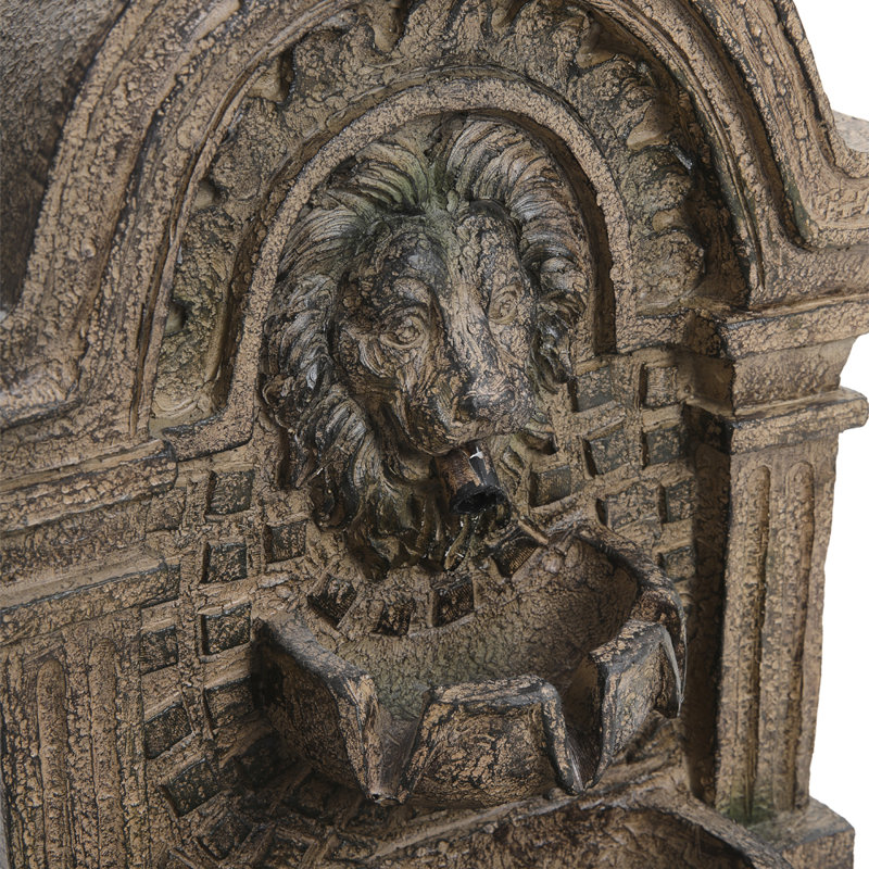 Weather Resistant Floor Fountain with Light