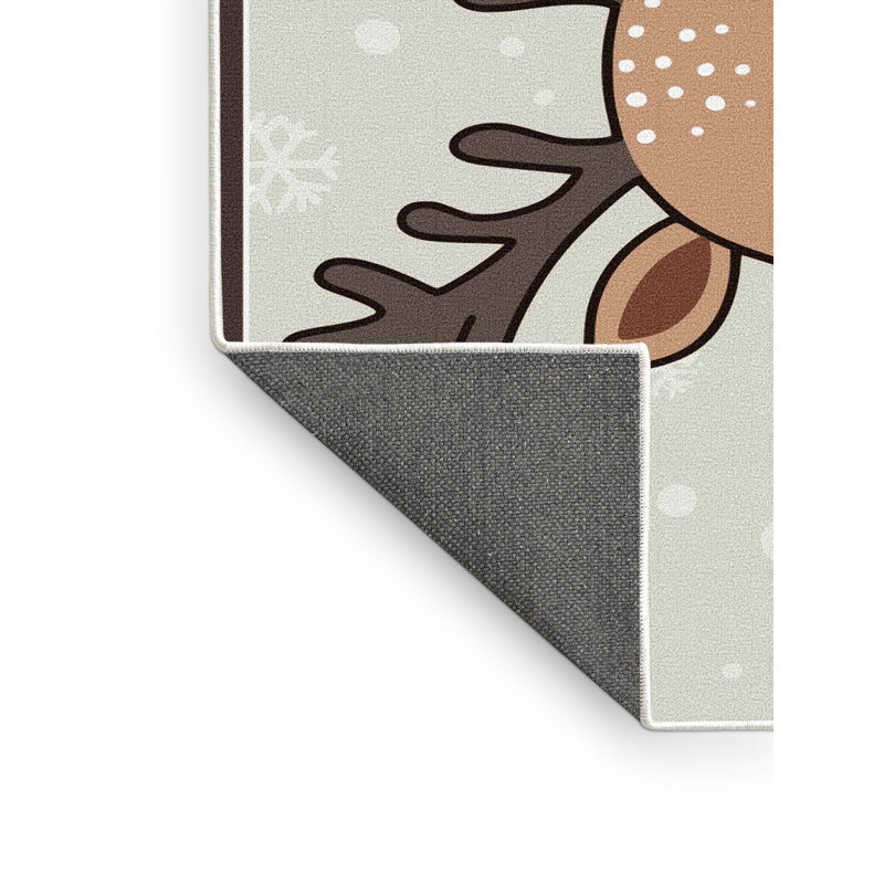 Tapis vacances de Noël The Holiday Aisle®, Tapis de couloir 2 pi x 4 pi