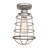 Diaundra Steel Semi Flush Mount-21350153