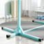 HOMCOM Gymnastics Bar 92-150 cm Height Adjustable for Kids Light Blue