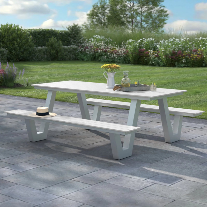 Table de pique-nique Idell, Blanc
