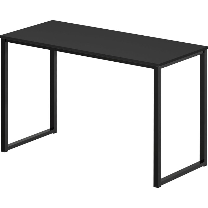 Bureau d'ordinateur 32 pouces: style mission, noir
