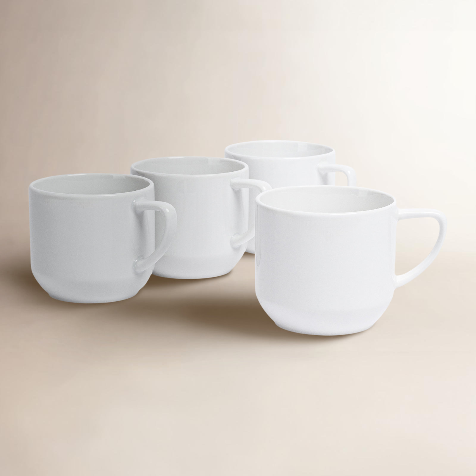 Coupe Porcelain Mug