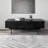 Black carved coffee table-110476767