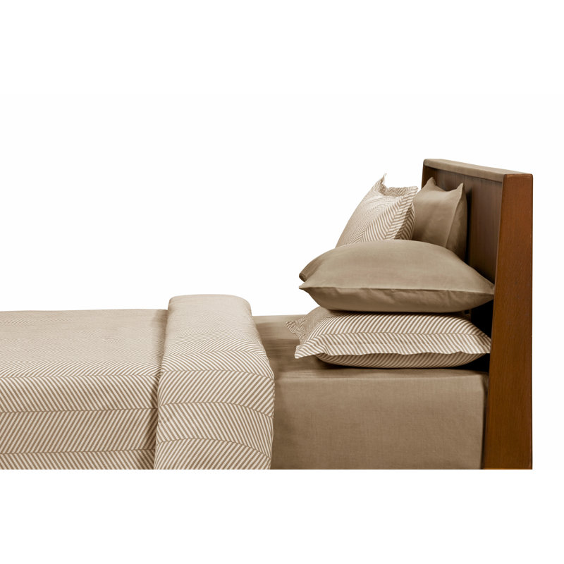 Luxurious 100% Cotton Pillowcase Set (2 Pieces), Beige, 19.7 x 27.6 inches | 290 Thread Count, Soft and Durable | Envelope Closure for Easy Use, Machine Washable, Perfect for Comfort and Style in Any Bedroom