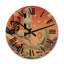 Horloge murale surdimensionnée en bois Dreamcity-539187620