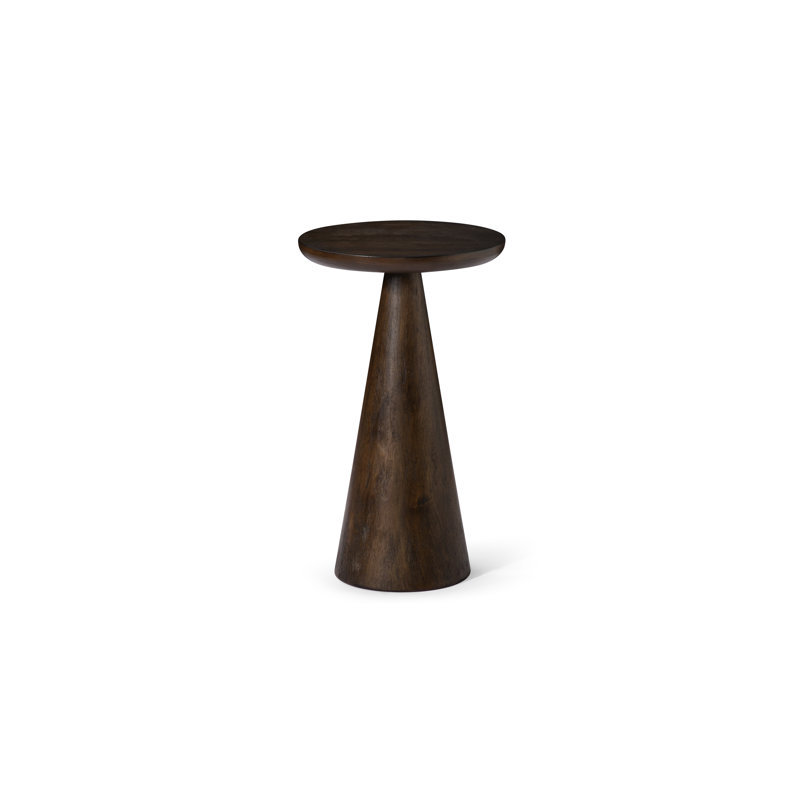 Maven Lane Owen Wooden Drink Table, Brown