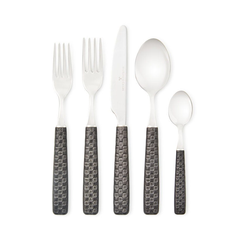 Everyday 5-Piece Place Setting, Black