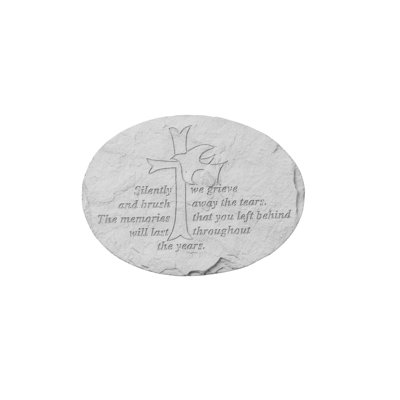 Weather Resistant Concrete Religious & Spiritual Memorial Plaque/Stone