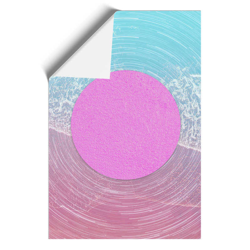 Pink Sun - Frameless Print, 30cm H x 21cm W x 0.1cm D