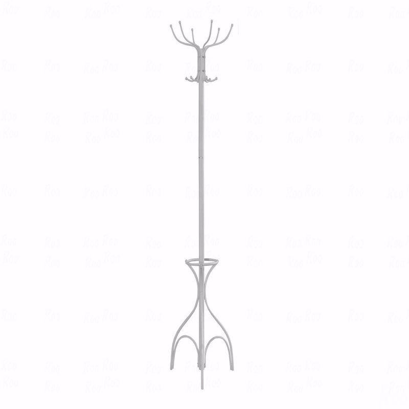 Coat Rack, Hall Tree With Storage Function Rack, With Free Standing Design, With 12 Coat Hooks, For Entryway Use, 70" Height, With Umbrella Holder Function
