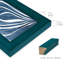 «Blue Stylized Leaf I», impression sur papier-985871777-985871782