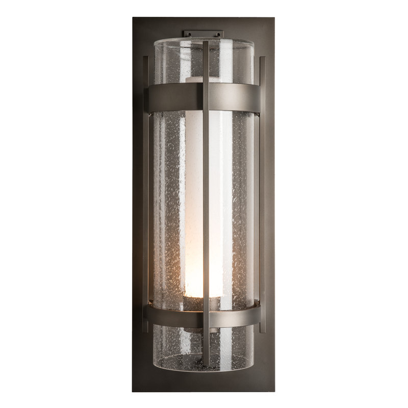 Torch Outdoor Flush Mount, Dark Smoke, 25.9" H x 9.9" W x 8.3" D
