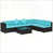 Coussin turquoise / cadre brun foncé est en rupture de stock sélectionné