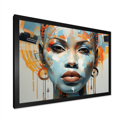 Queen Of Africa Woman Portrait - African Tribal Wall Art