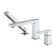 Rift 1 Handle Bathroom Roman Tub Faucet