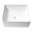 ALFI brand ABC903-W White 16" Modern Square Above Mount Ceramic Sink-58646695