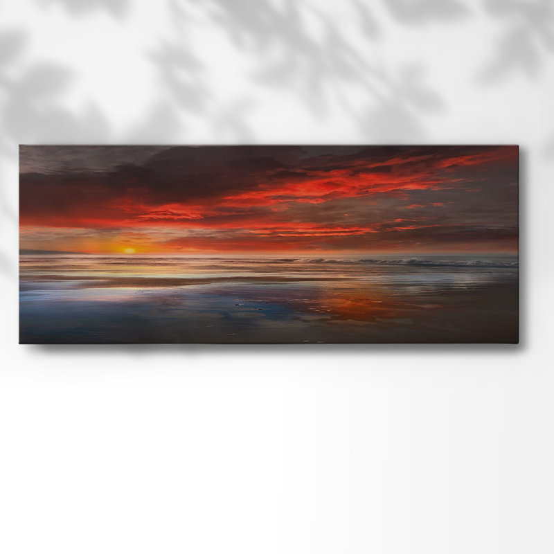 " Before The Moon ", 24" H x 60" W x 1.5" D