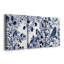 Indigo Song I - Toile tendue avec châssis sur mesure - 3 pièces-1932446985