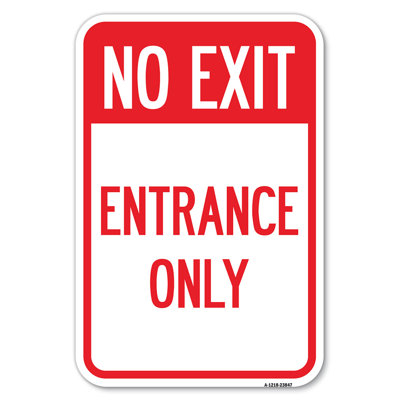 Pas d'entrée de sortie seulement / 23847