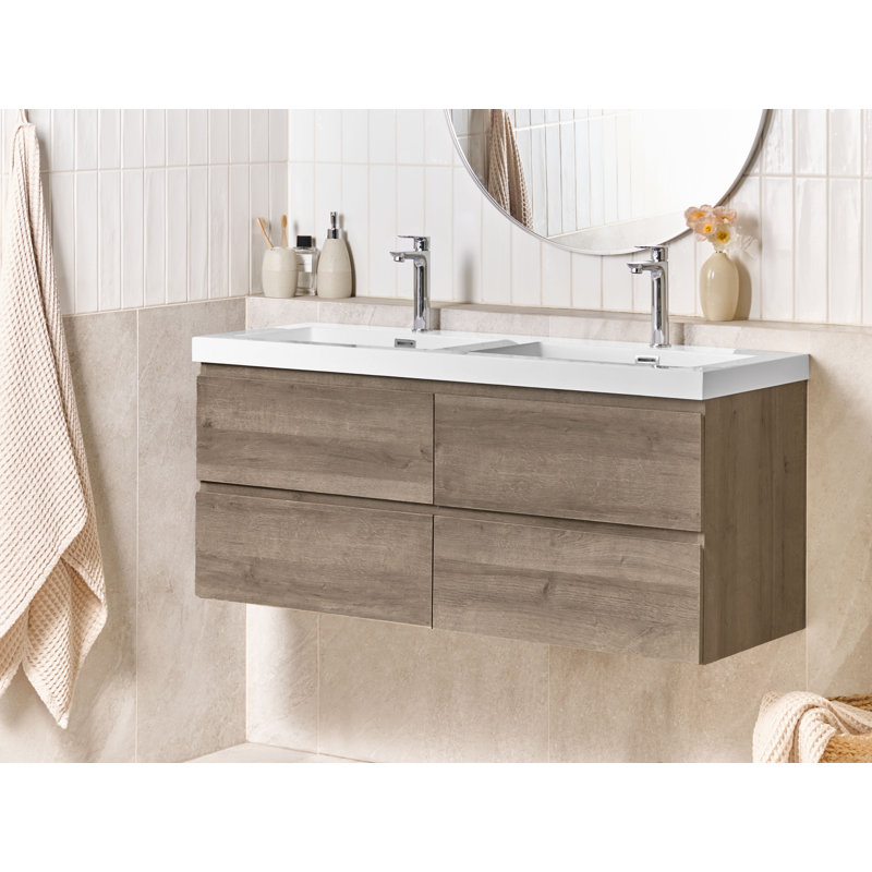120mm Double Bathroom Vanity with Basin