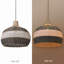 Luminaire suspendu dôme gris clair Apergis 1-1565013176