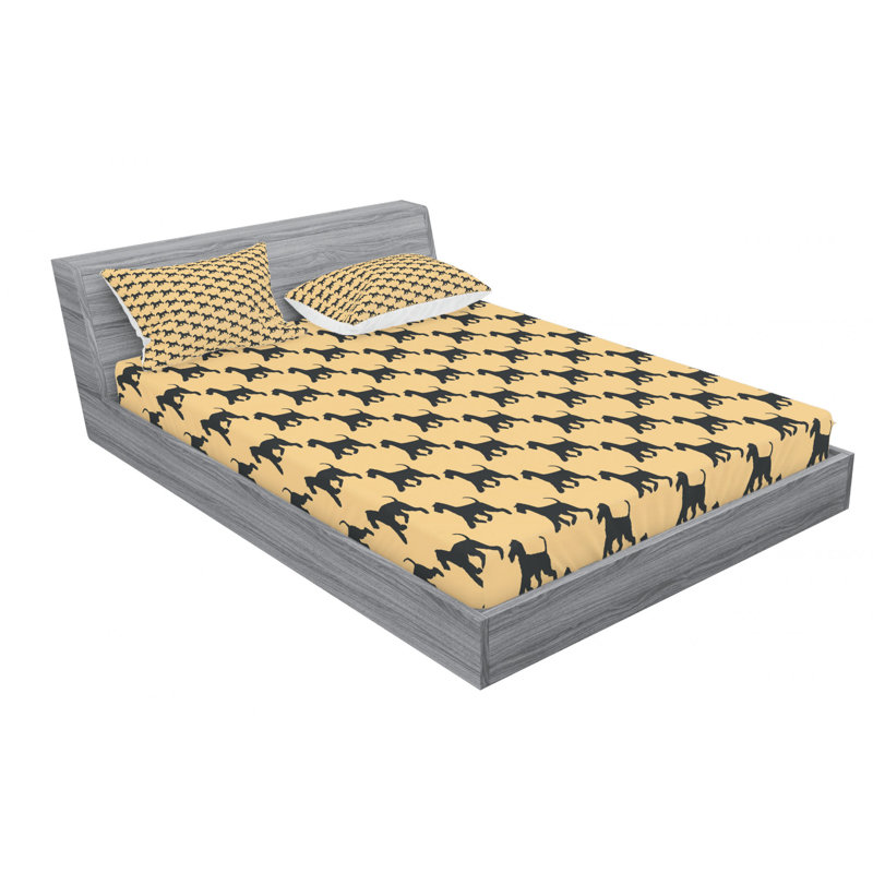 Microfiber Sheet Set, Queen Sheet Set with Fitted Sheet