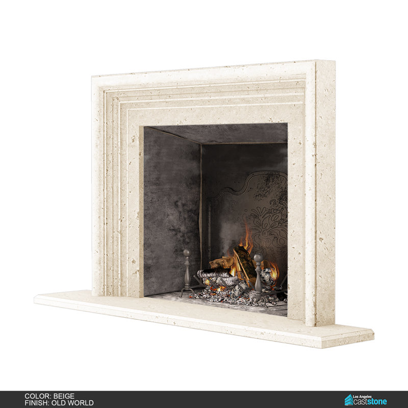 Oslo Fireplace Surround, Old World Beige