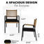 Patio Dining Side Chair with Cushion-2102898902