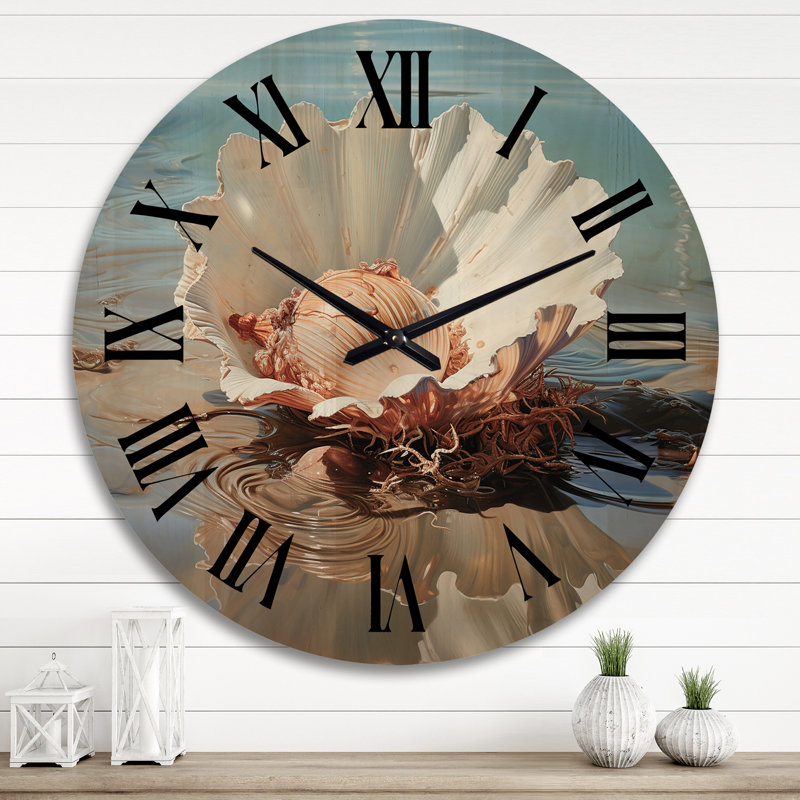 Anthonella Solid Wood Wall Clock, Extra Large
