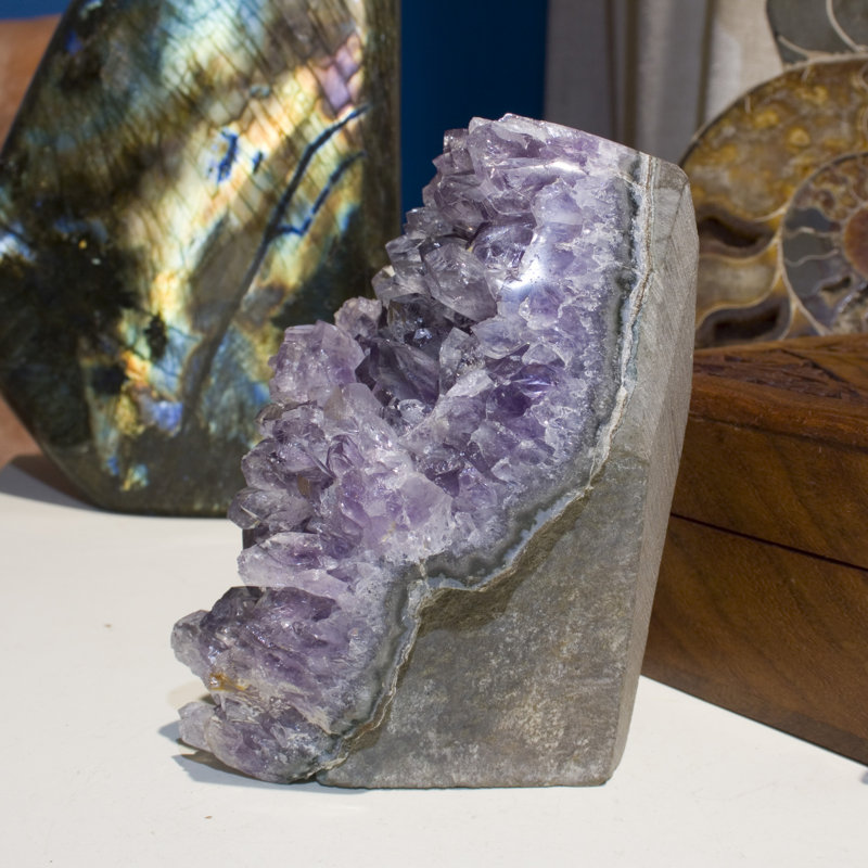 Amethyst on Basalt