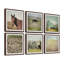 Barn and Horses II Hexaptych - Ensemble de 6 reproductions de photos sur papier-29546559
