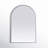 Sabine Metal Arch Wall Mirror-272105435-272105438