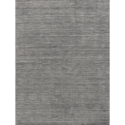 Wool Area Rug in Gray