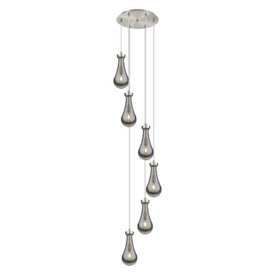 Luminaire suspendu grappe 6 lumières Spataro