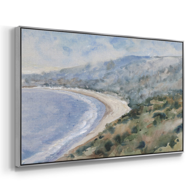 «Coastal Mist I», reproduction sur toile, H 27 po x l 41 po x P 2 po, Argent