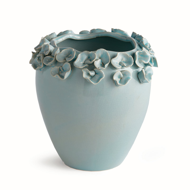 Herbert Handmade Clay Table Vase, 9"