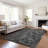 Premium Machine Washable Kelsa AMF41 Black Rug-878683908