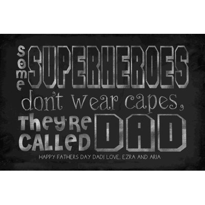 " Fathers Day Superhero "